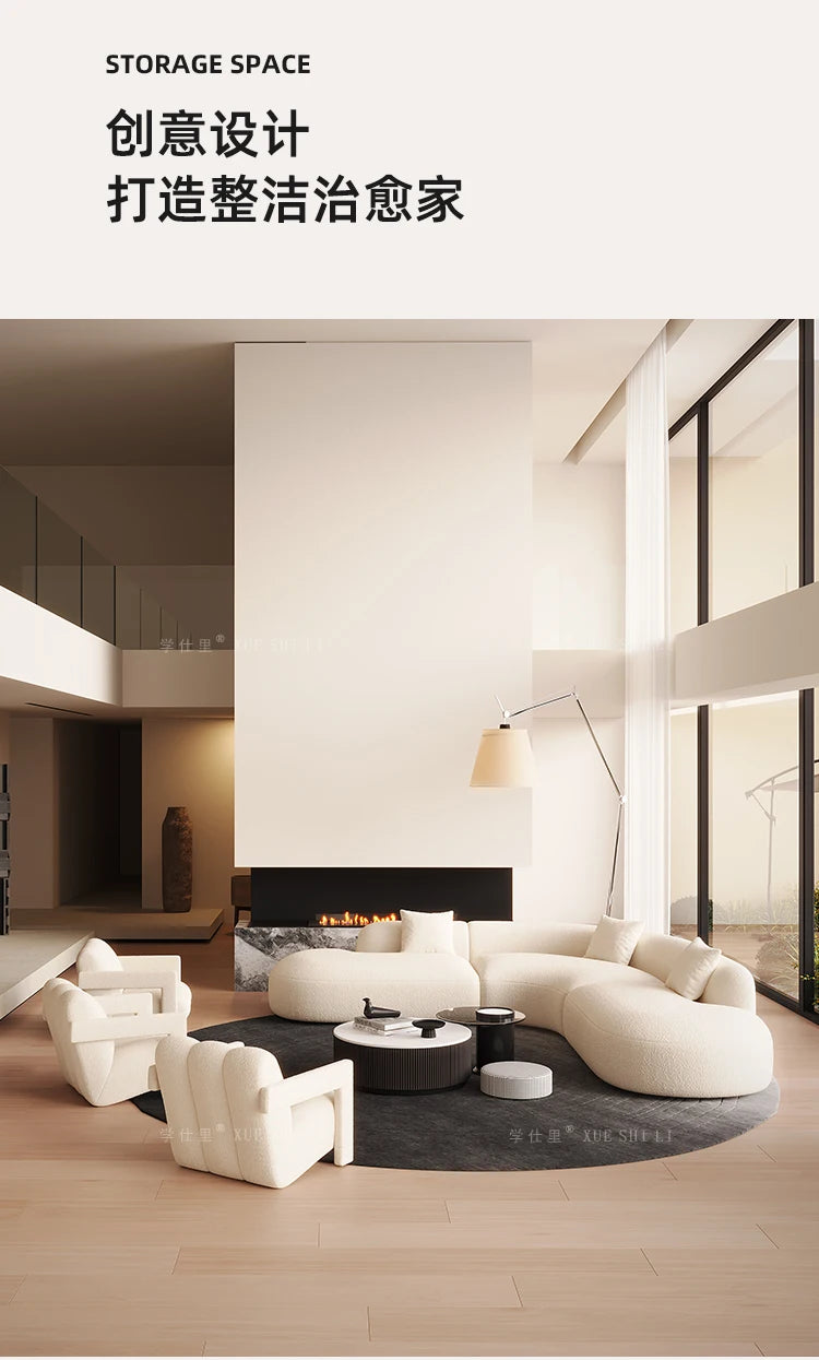 Hotel Curved Sofa Designer Leisure High Quality Hallway Aesthetics Modern Balcony Sofas Leisure Gaming Muebles Home Furniture