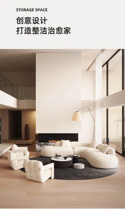 Hotel Curved Sofa Designer Leisure High Quality Hallway Aesthetics Modern Balcony Sofas Leisure Gaming Muebles Home Furniture