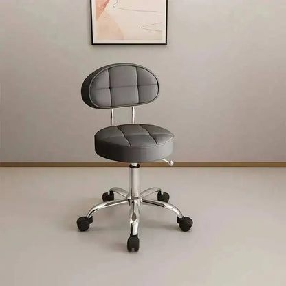 Big work stool hair cutting chair rotating lifting round stool pulley hair salon special beauty stool