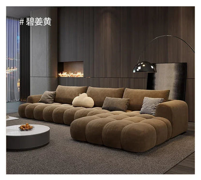 Relaxing Fancy Sofa Cheap Stretch Brown Floor Recliner Sofa Puffs Sectional Juego De Muebles Para Sala Living Room Furniture