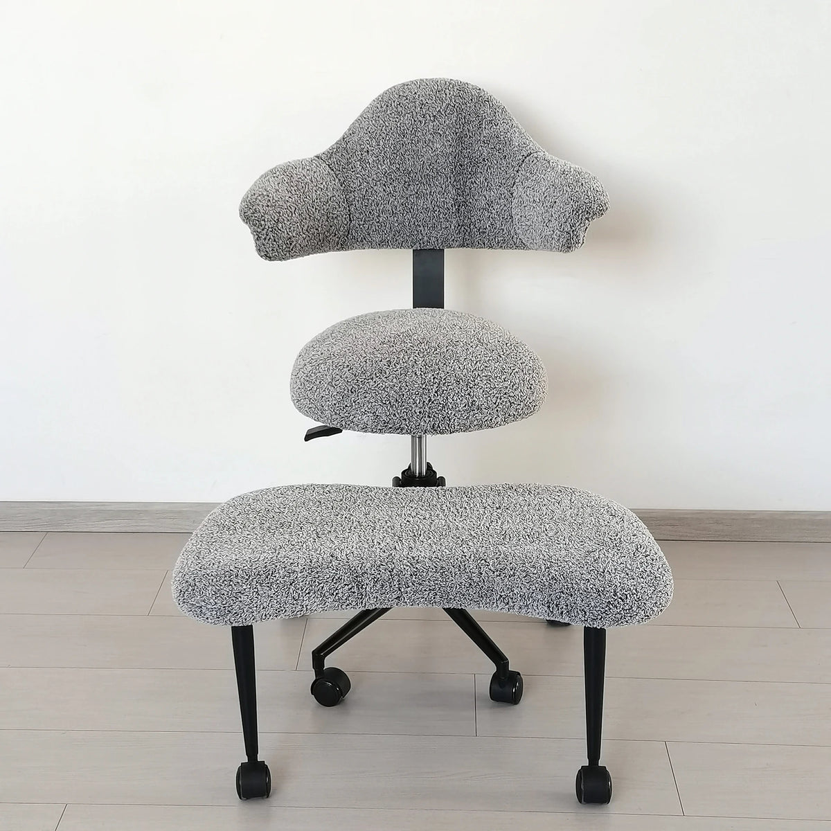 Cross Legged Chair - Meditation Chair With Wheels  ADHD Chair Height Adjustable Seat  Adjustable Footstool