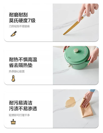 A163 Italian Light Luxury Stainless Steel round Living Room Home Coffee Table Modern Side Table