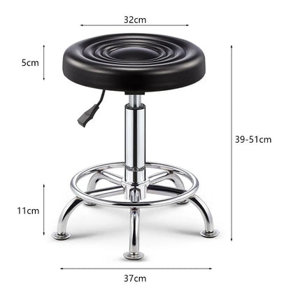 Beauty Stool,Hair Salon,Rotating Lift,Hair Salon Chair,Pulley,Nail Art, Hair Cutting, Round Stool, Exclusively for Beauty Salons