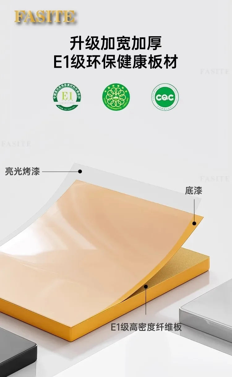 High-end Lacquered Boss Desk, Stylish Atmosphere, Modern and Simple Office Desk, High-end Workbench