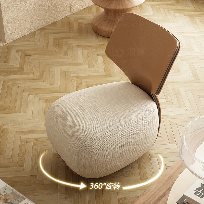European Comfort Living Room Chairs Swivel Nordic Single Comfy Lounge Chairs Adult Bedroom Relaxing Sillas De Sala Furniture