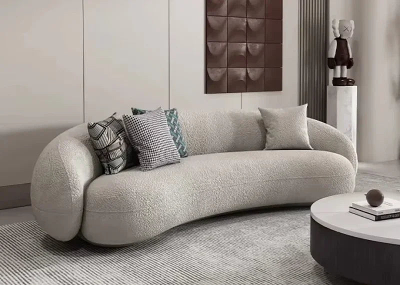 Minimalist Nordic Living Room Sofas Leather Recliner Designer Modern Sofas Luxury Lounge Balcony Cheap Divano Home Furniture