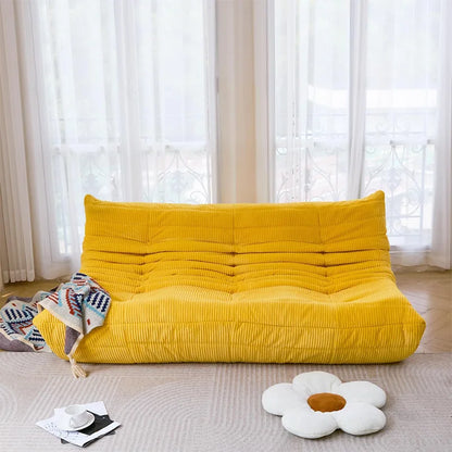 Custom caterpillar lazy sofa reclining sleeping bedroom balcony tatami Internet celebrity single sofa sofa