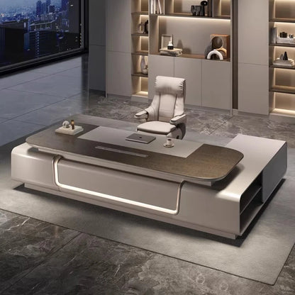 Minimalist Crafts Office Desk Storage Luxury Executive Organizers Office Desk Computer European Meuble Bureau Home Furniture