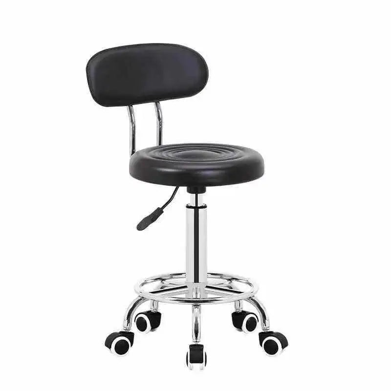 Bar Chair Bar Chair Stool Stool Haircut Chair Rotating Lifting Round Stool Backrest Pulley Chair Large Work Stool Supply