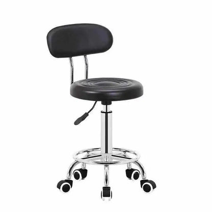 Bar Chair Bar Chair Stool Stool Haircut Chair Rotating Lifting Round Stool Backrest Pulley Chair Large Work Stool Supply