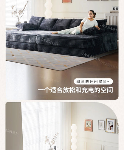 Bed Luxury European Sofa Armrest Adults Villa Floor Vacuum Compressed Couch Living Room Recliner Divano Sottovuoto Furniture