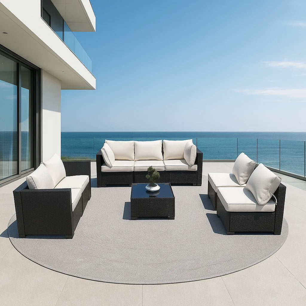 Armchair Boho Garden Furniture Sets Retro Plastic Garden Furniture Sets Gazebo Fabric Loungeset Garten Garden Furniture Outdoor