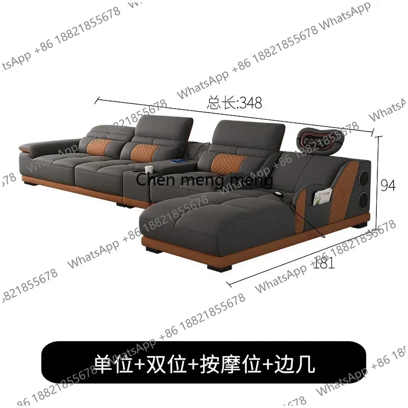 ZHOffice Nordic Modern Living Room Sofas Relaxing European Recliner Sofas Floor Massage Creative Schlafsofa Postmodern Furniture