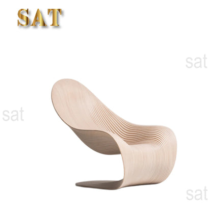！@Custom Premium Wood Lounge Chair Stylish for Luxury Living Spaces Commercial Interior Projects
