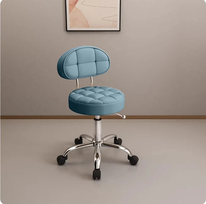Big work stool hair cutting chair rotating lifting round stool pulley hair salon special beauty stool