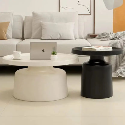 Nordic creative wrought iron coffee table combination small apartment living room modern simple household round