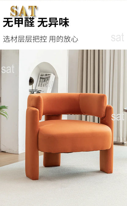 #For Luxury cream style new Chinese office simple integration super soft negotiation guest sofa chair leisure single chair