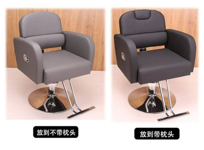 Hair Salon Barber Chair Shampoo Hairdresser Luxury Barber Chair Professional Muebles Para Salon De Belleza Commercial Furniture
