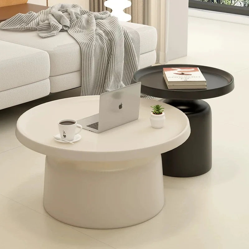 Living Room Coffee Table Basses Mesa Lateral Round Coffee Table Center Modern Nordic Mesa Lateral Para Sala Home Bar Furniture