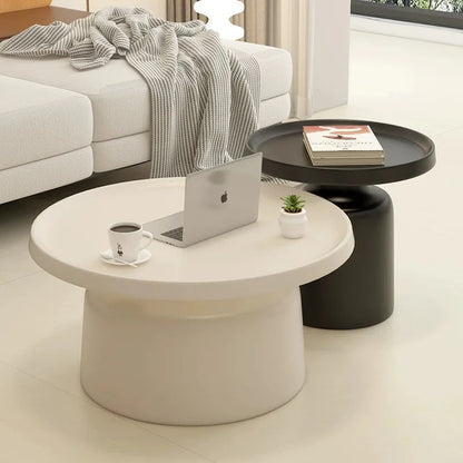 Living Room Coffee Table Basses Mesa Lateral Round Coffee Table Center Modern Nordic Mesa Lateral Para Sala Home Bar Furniture