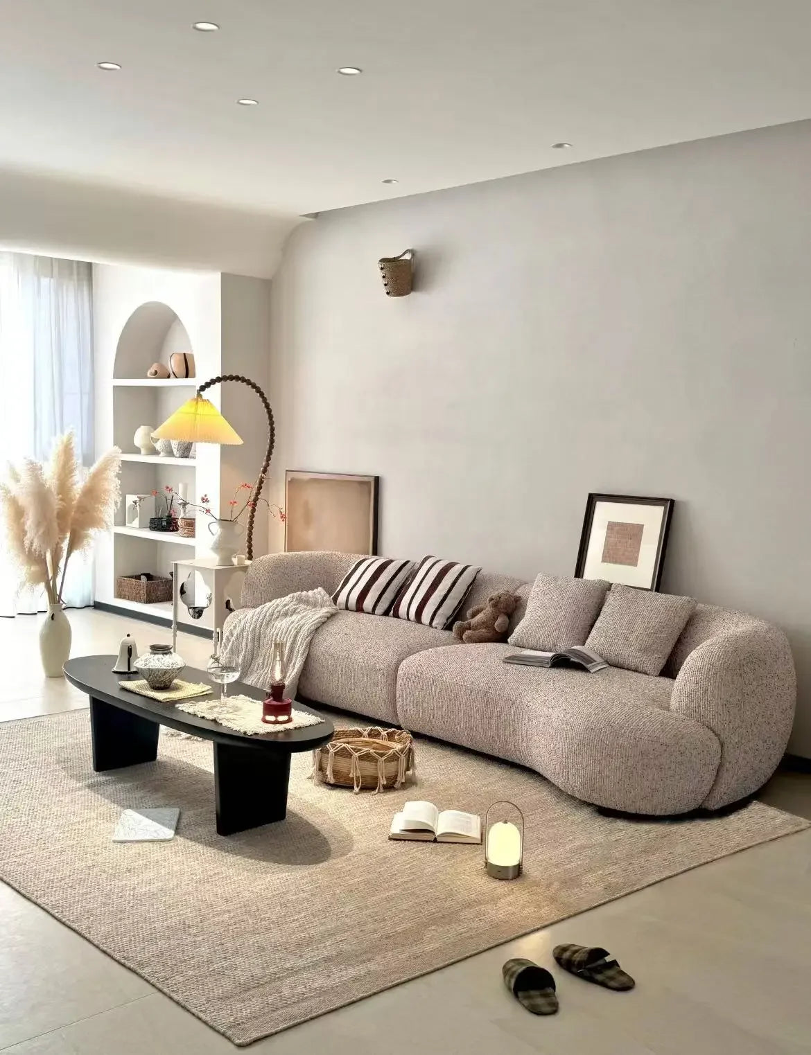 Sofas Corner Curved Tiny House Recliner Living Room Sofas Hallway  Furniture
