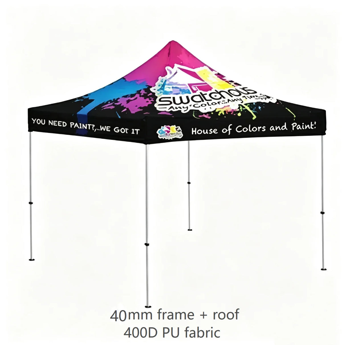 Exhibition Event Marquee Gazebos Custom Printed Business Advertising Canopy Pop Up Foldable Tent