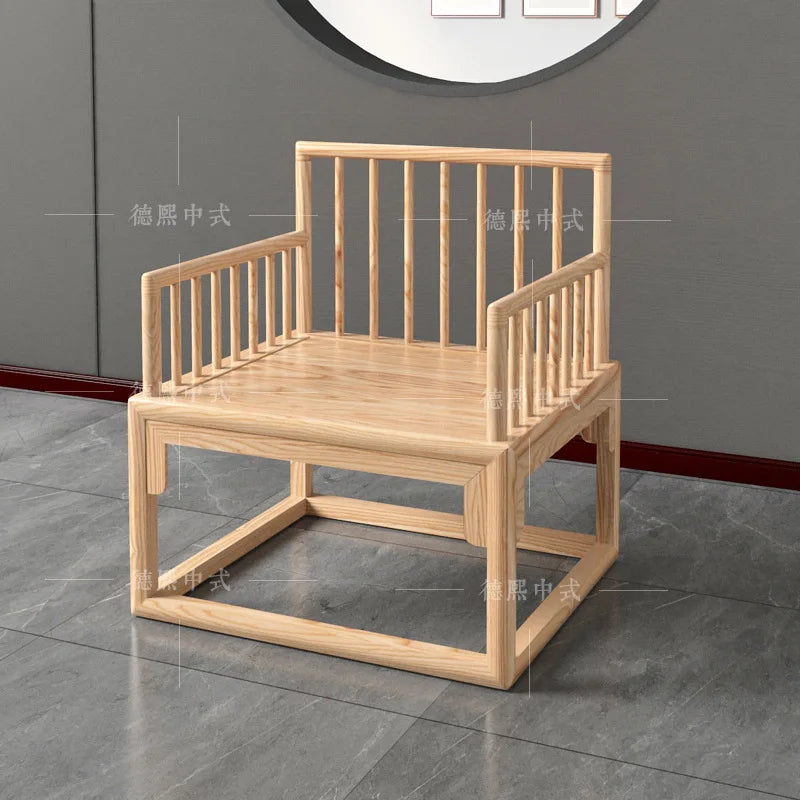 Han Solid Wood New Chinese Sofa Combination Living Room Zen Bed Hotel Homestay Push