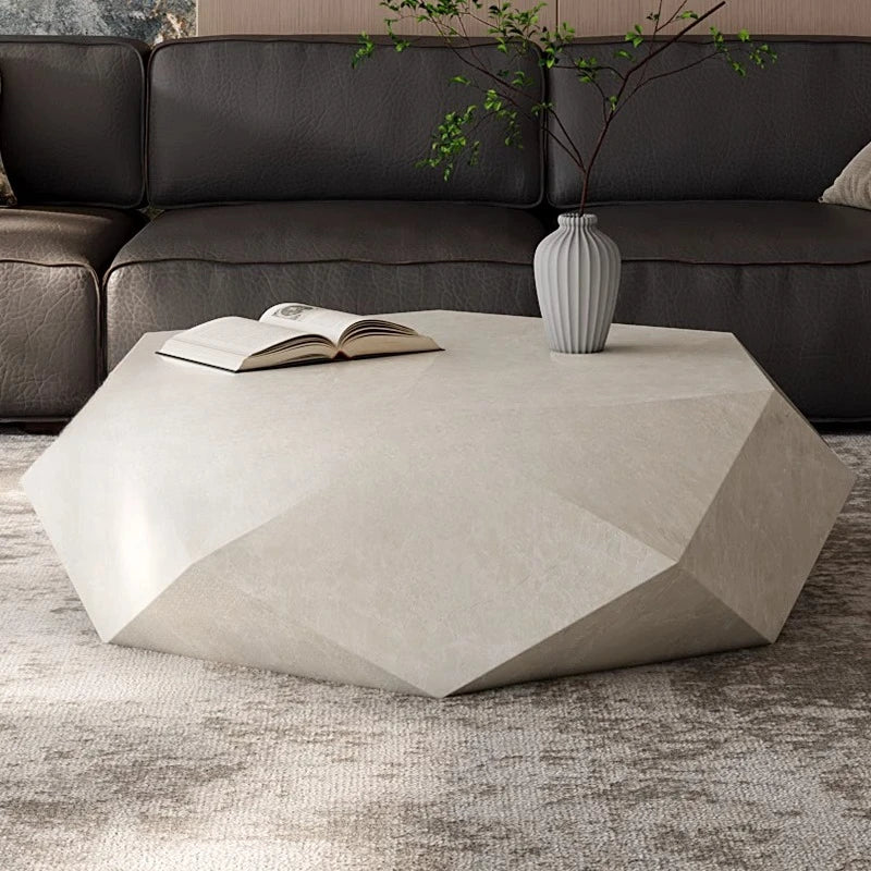 Coffee table small apartment rock slab designer atmospheric Italian living room high-end creative coffee table