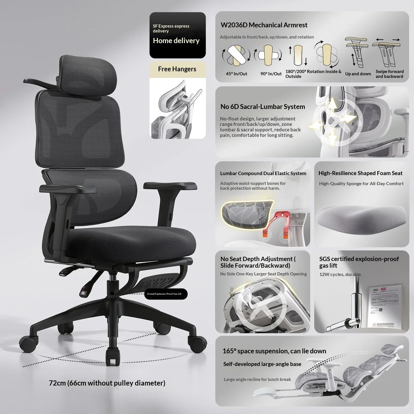 Executive Office Chair Ergonomic Chairs Lounge Armchair Magalu Computer Gaming Chair Chaise Bureau Gamer Desk Chaises Relaxing