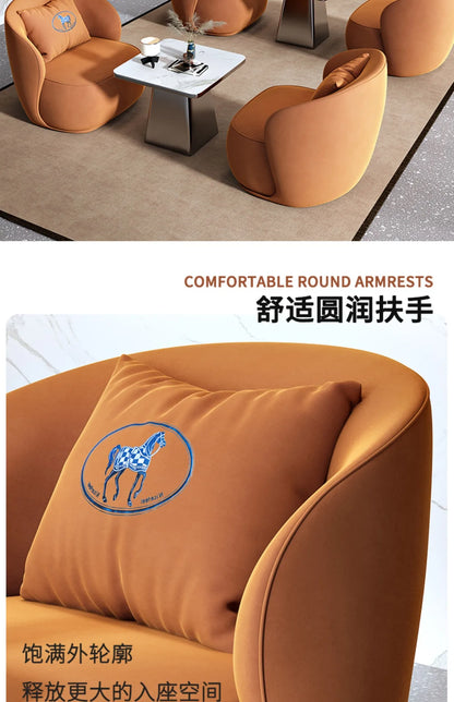 Nordic Luxury Chairs Set Of 3 Nordic Modern Hotel Living Room Sofa Chairs Hotel Comfortable Sillas De Sala Furniture Living Room