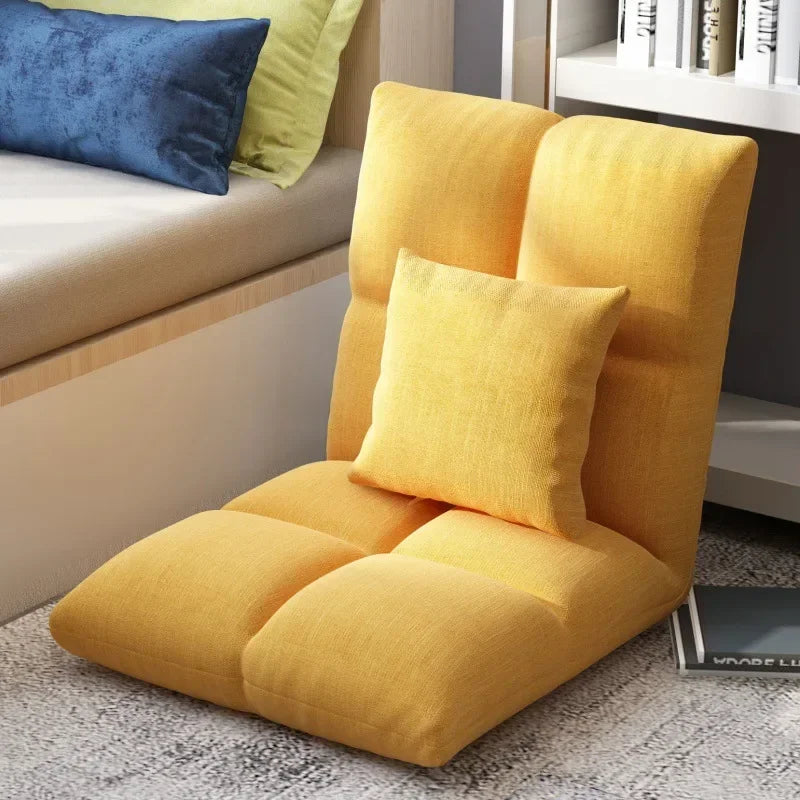 Floating Window Chair Lazy Person Sofa Single Person Tatami Bedroom Balcony Dormitory Small Bed Backrest Chair Folding