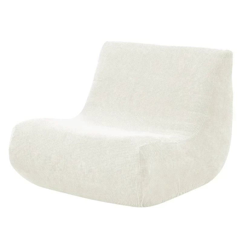 Stretch Polar Fleece Armless Sofa Cover Living Room Solid Lounge Couch Cover All-inclusive Copri Divano Fundas Para Sillones