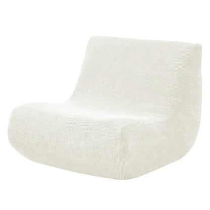 Stretch Polar Fleece Armless Sofa Cover Living Room Solid Lounge Couch Cover All-inclusive Copri Divano Fundas Para Sillones