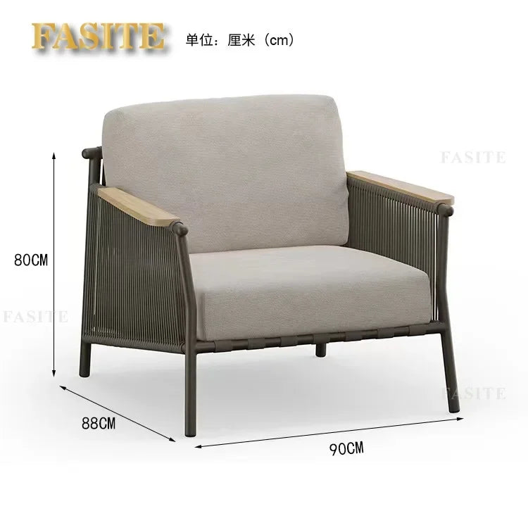 New Chinese solid wood sofa combination Zen walnut color modern villa ash living room solid wood sofa