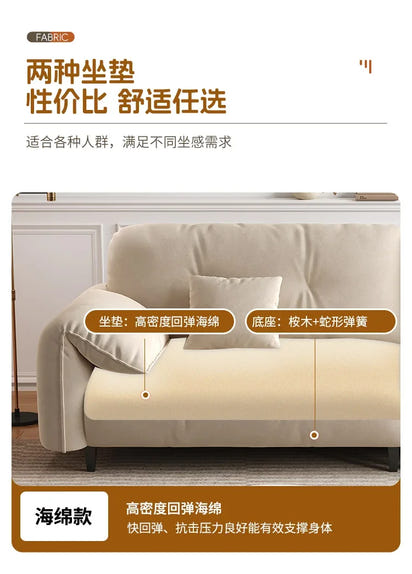 Large  Apartment Sofa Wood Lounge  Puffs Recliner Longer Sofa Modern Designer Luxury Nordic Muebles Para El Hogar Home Furniture