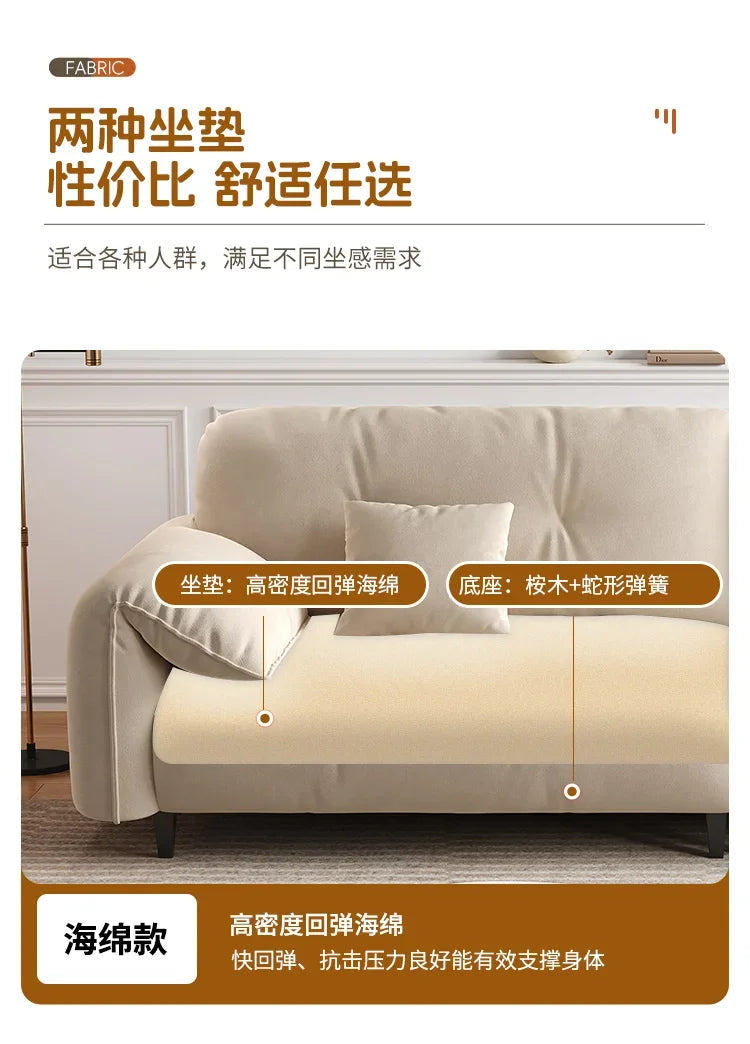 Large  Apartment Sofa Wood Lounge  Puffs Recliner Longer Sofa Modern Designer Luxury Nordic Muebles Para El Hogar Home Furniture