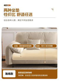 Large  Apartment Sofa Wood Lounge  Puffs Recliner Longer Sofa Modern Designer Luxury Nordic Muebles Para El Hogar Home Furniture