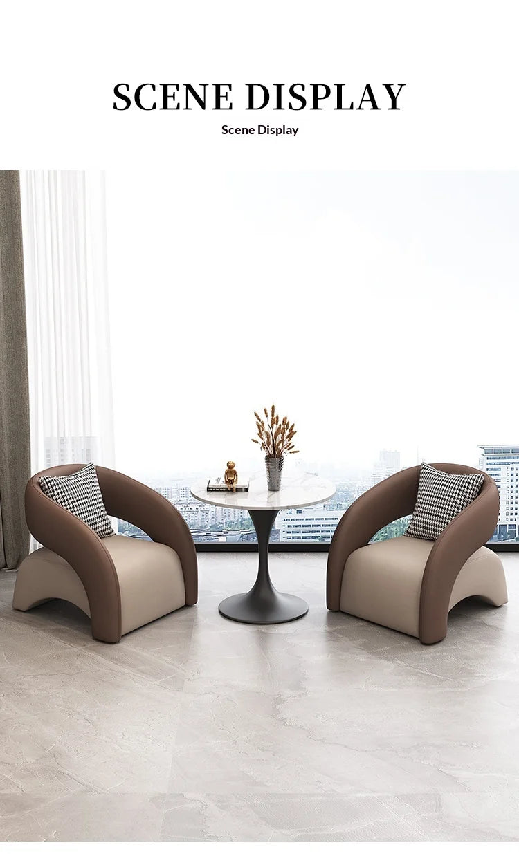 Living Room Chairs Modern Upholstered Armchair Accent Lounge Chair Comfortable Home Furniture Hotel Lobby Reception Salon