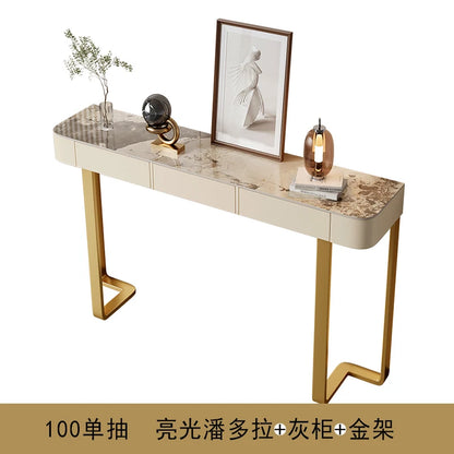 Italian Luxury Console Table With Storage Thin Living Room Entrance Console Table Rectangle Glam Woonkamer Tafel Furniture