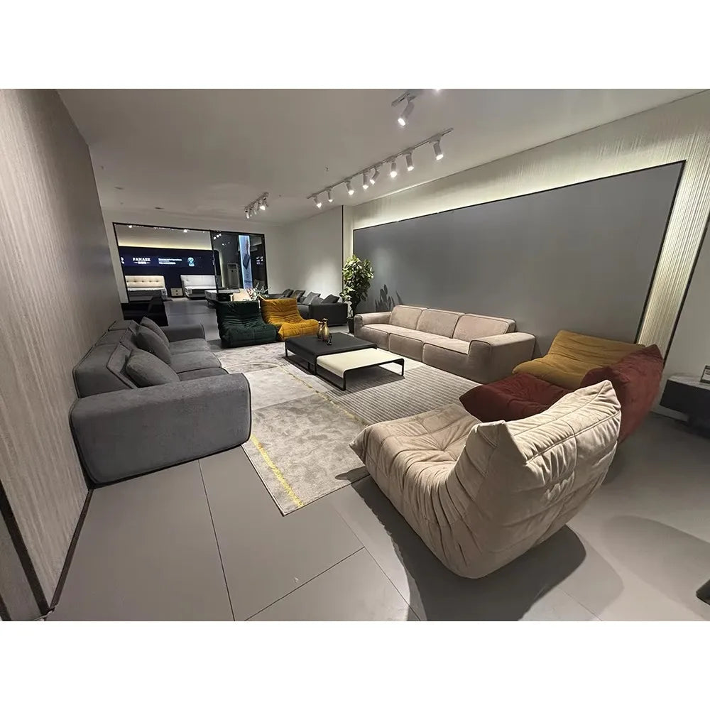Modern Compression Furniture Sofa Design Combination Compression Living Room Fabric Indoor Sofa