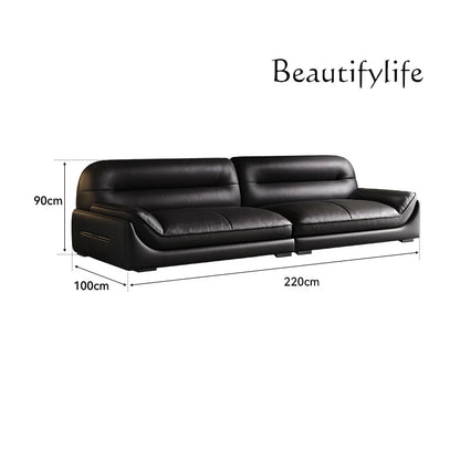 MM Lounge Leather Filler Sofa Living Room Luxury Italian Nordic Lazy Couch Recliner Mini 3 Seater Divani Da Soggiorno Furniture
