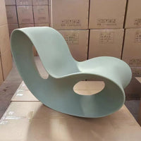 Creative butterfly shaped living room rocking chair, home leisure single lazy chair, modern simple plastic lounge chair GN772LA