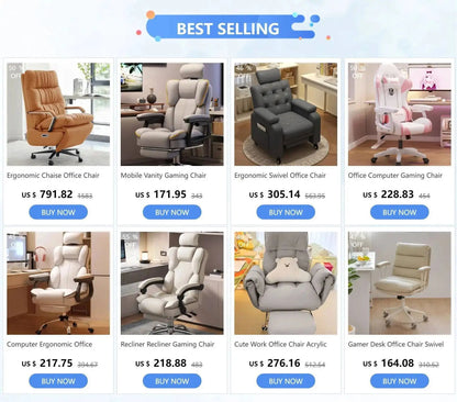 Mobile Designer Office Chair Mesh Work Cute Comfortable Office Chair Eegonomic Massage Sedia Da Scrivania Furniture Office