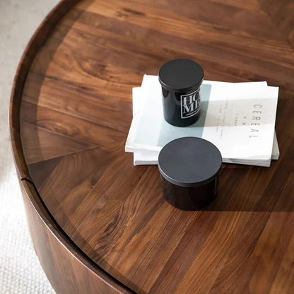 Nordic Solid Wood Coffee Table Modern Simple Originality Round Coffee Table Sofa Side Living Room Home Furniture Salontafel FYCT