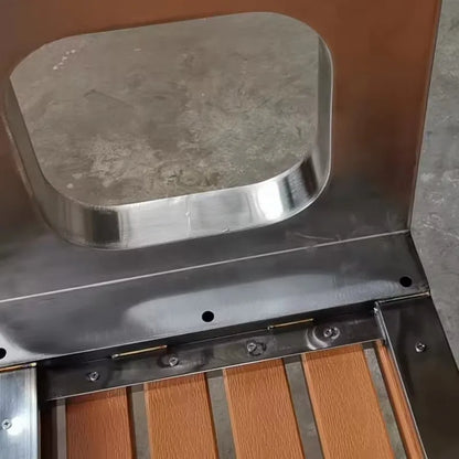 Banc de Patio Anti-Corrosion en acier inoxydable 304, haute qualité, 1.5mm d'épaisseur, mobilier d'extérieur moderne pour salle de sport, centre commercial, supermarché