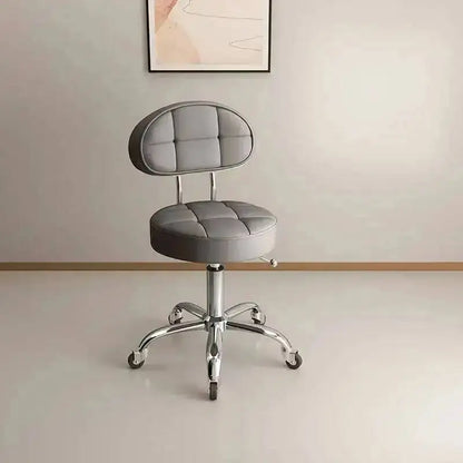Big work stool hair cutting chair rotating lifting round stool pulley hair salon special beauty stool