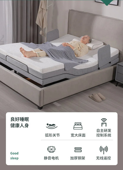 Comfortable Bedframe Beds Multifunction Adjustable Modern Electric Beds Recovery Old People Bedroom Furniture Cama Plegable LLB