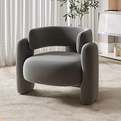 Nordic Simple Single Leisure Chair Living Room Sofa Home Fabric Recliner Bedroom Balcony Small Sofa Study Reading Sofas