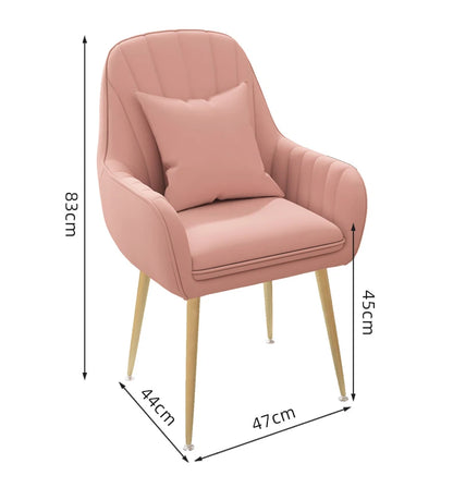 Modern Living Room Dining Chairs Home Furniture Bedroom Dormitory Back Chair Nordic Restaurant Kitchen Cafe Leisure Chair