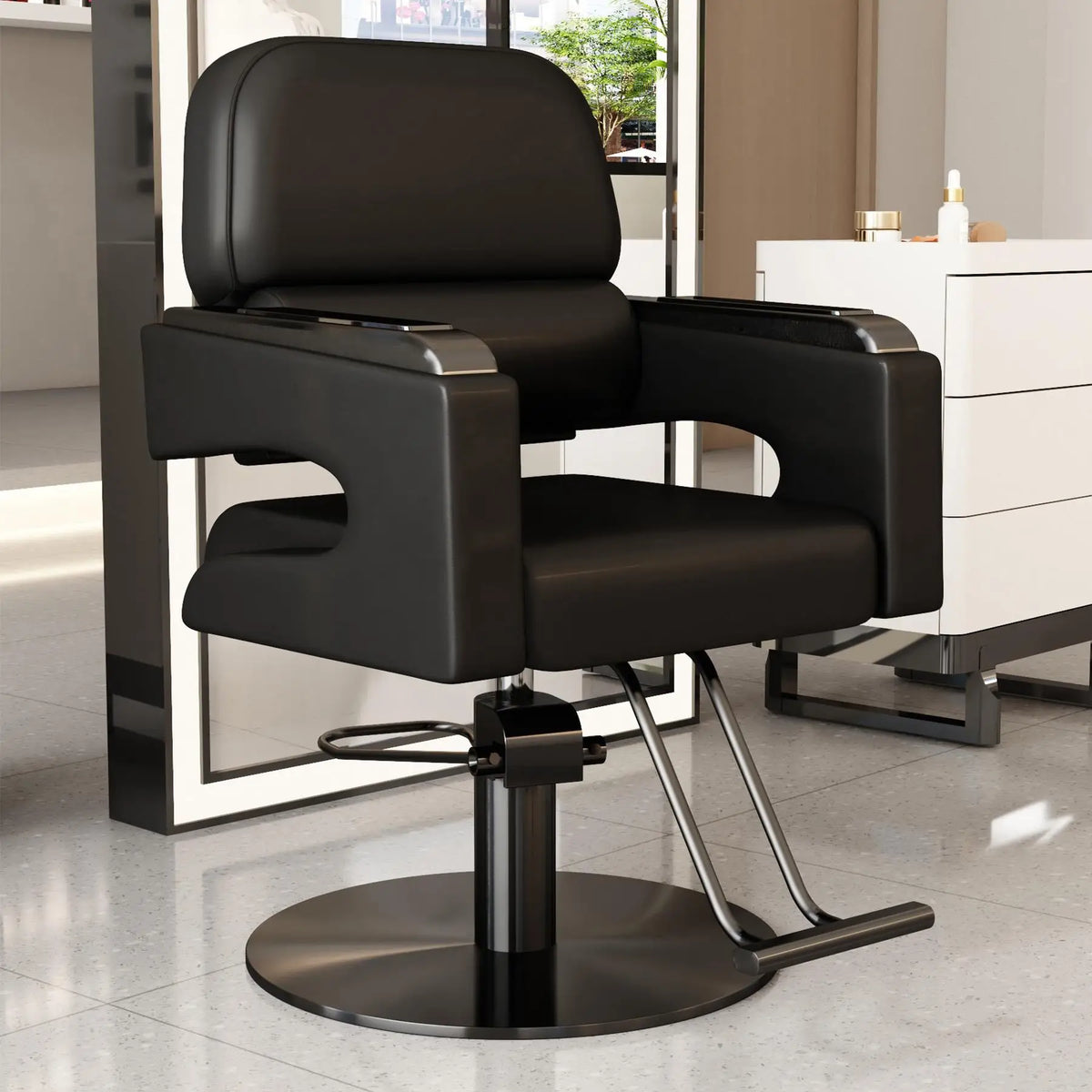 Creative Luxury Barber Chairs Modern Simple Style Minimalist Salon Chairs Space Saving Italian Friseurstuhl Salon Furniture